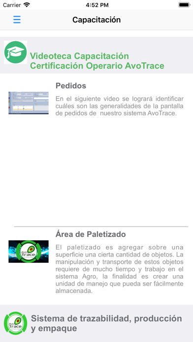 AvoTrace Móvil screenshot 3