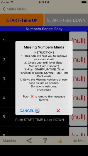 Missing Numbers Minds screenshot 2