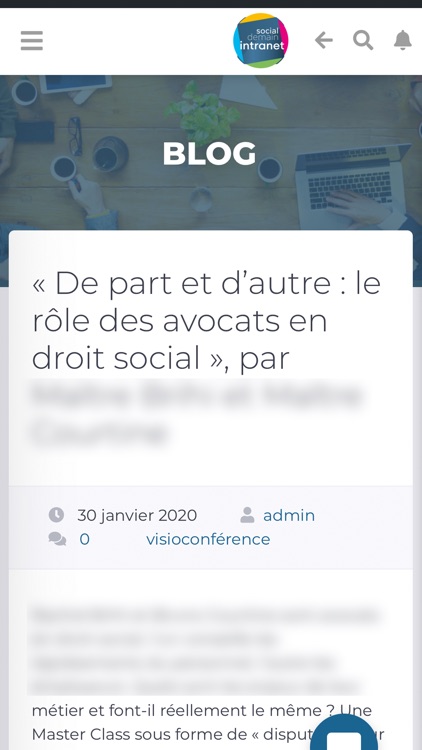 social demain intranet screenshot-3