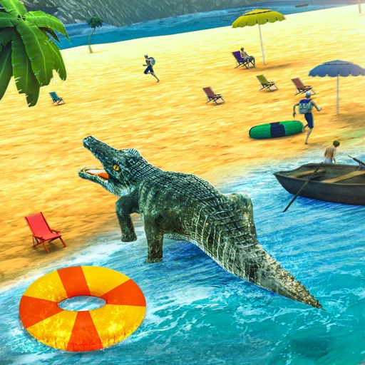 Big Crocodile Attack Simulator Icon