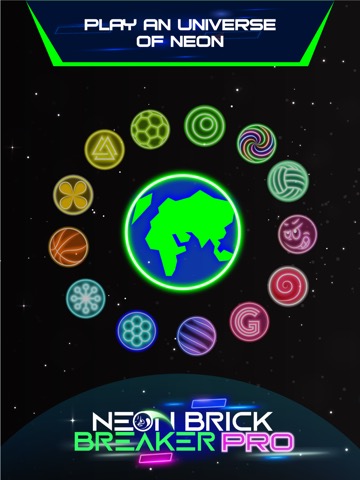 Neon brick breaker PROのおすすめ画像4