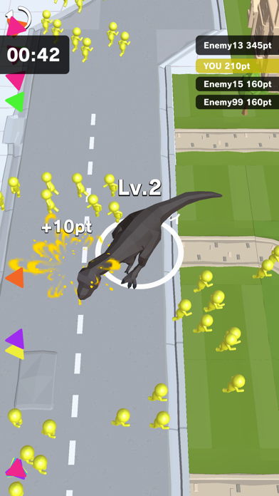 screenshot of Dinosaur Rampage 2
