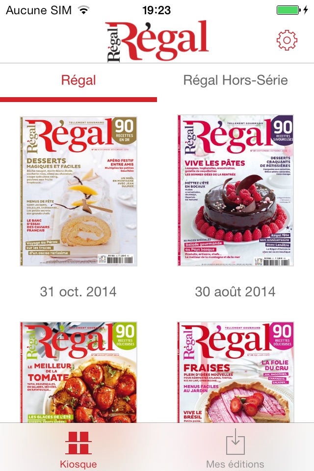Régal Magazine screenshot 2