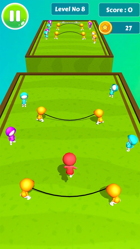 #3. Rope Run - Fun Race Game 3D! (iOS) Podle: BLEEDING EDGE STUDIO LTD