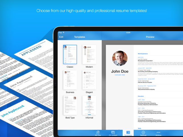 ‎Resume Builder - CV Maker゜ Screenshot