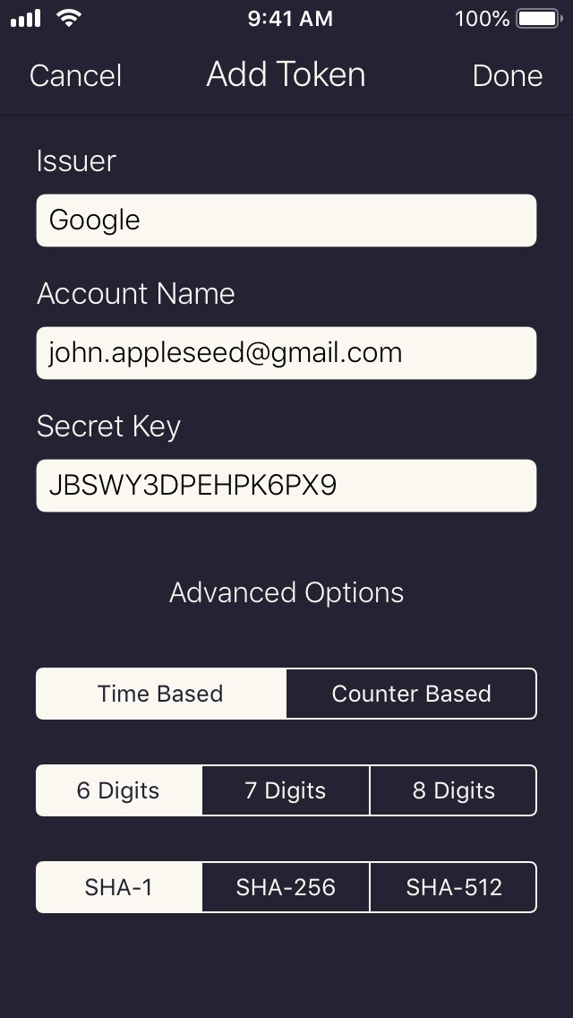 iPhone screenshot