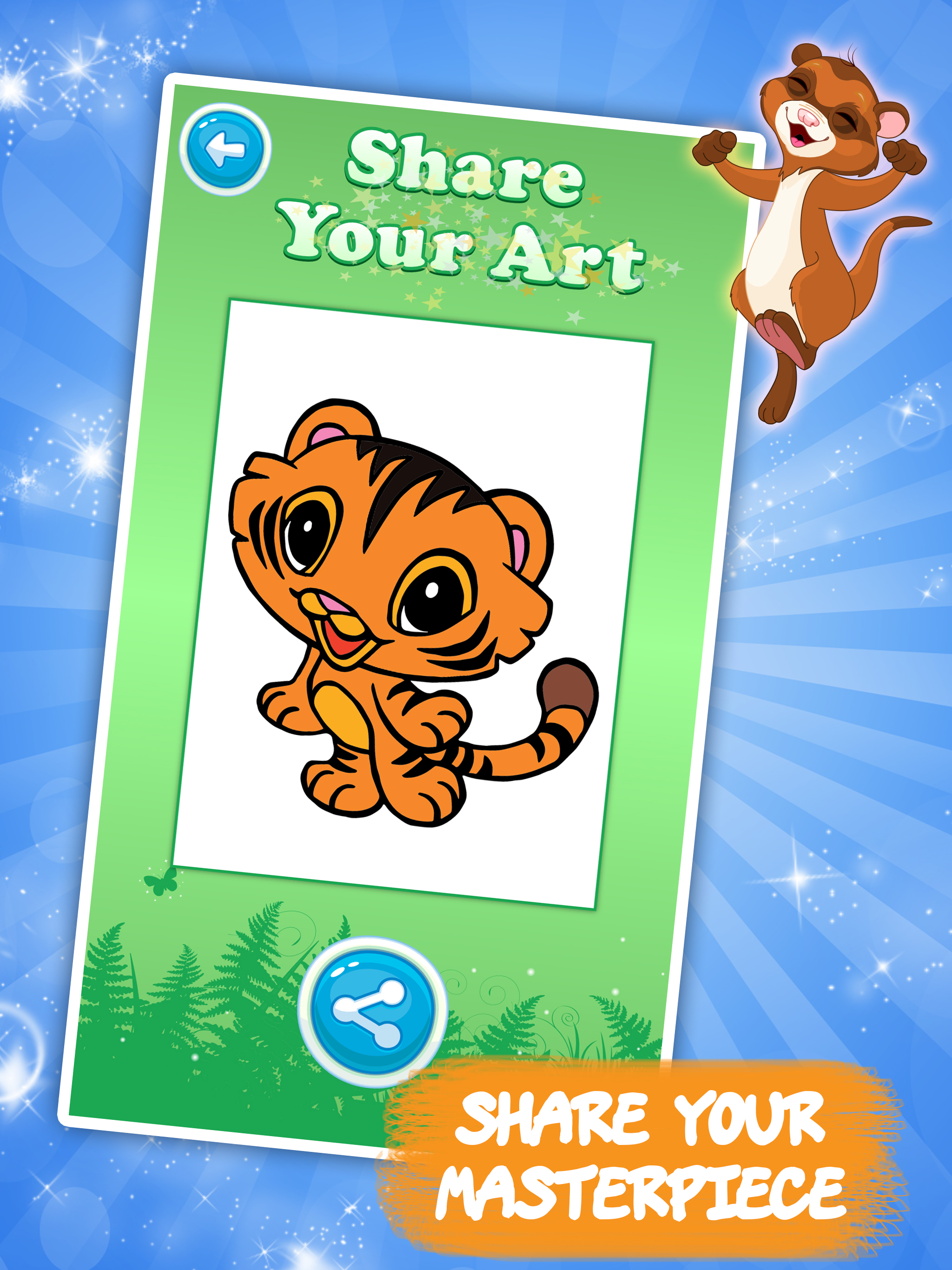 Coloring book: Draw Animals