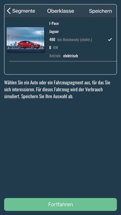 Simulator Elektro-Autos