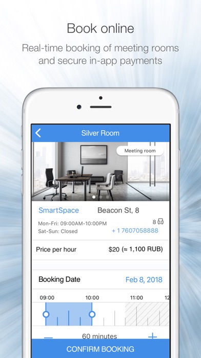 SpacePass. Book a meeting room screenshot 2