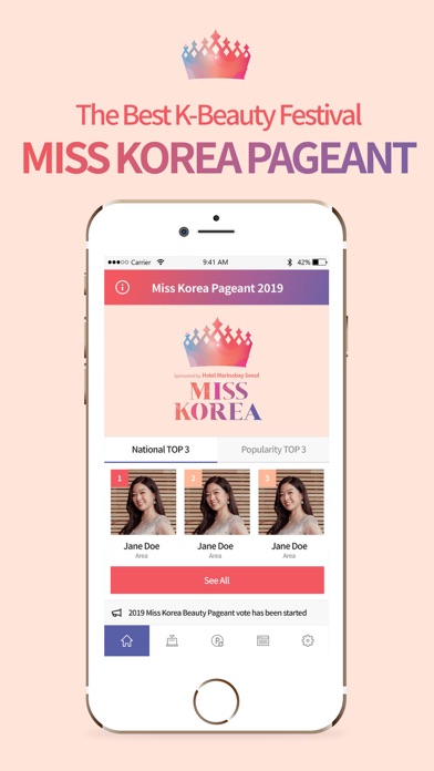 Miss Korea 2019 Official Vote screenshot 2