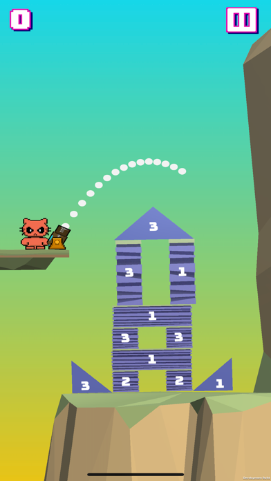 Screenshot #1 pour Mean Kitty - Blowing stuff