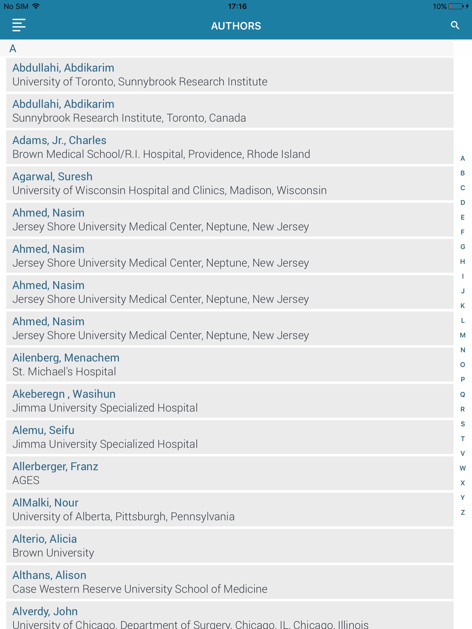 Surgical Infection Society screenshot 4