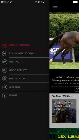 Game screenshot Thoroughbred Daily News apk