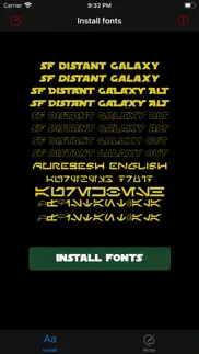 fonts for star wars theme iphone screenshot 1