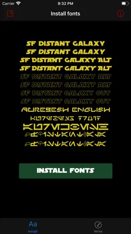 Game screenshot Fonts for Star Wars theme mod apk