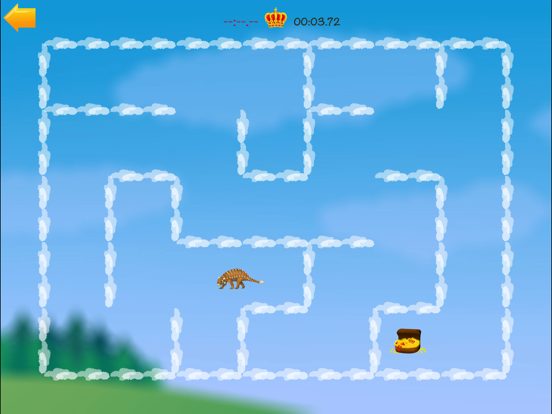 Dinosaur Labyrinth kids game iPad screenshot
