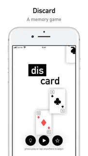 discard - a memory game iphone screenshot 1
