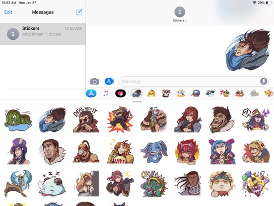 Screenshot #5 pour Legends Emoji Funny Stickers