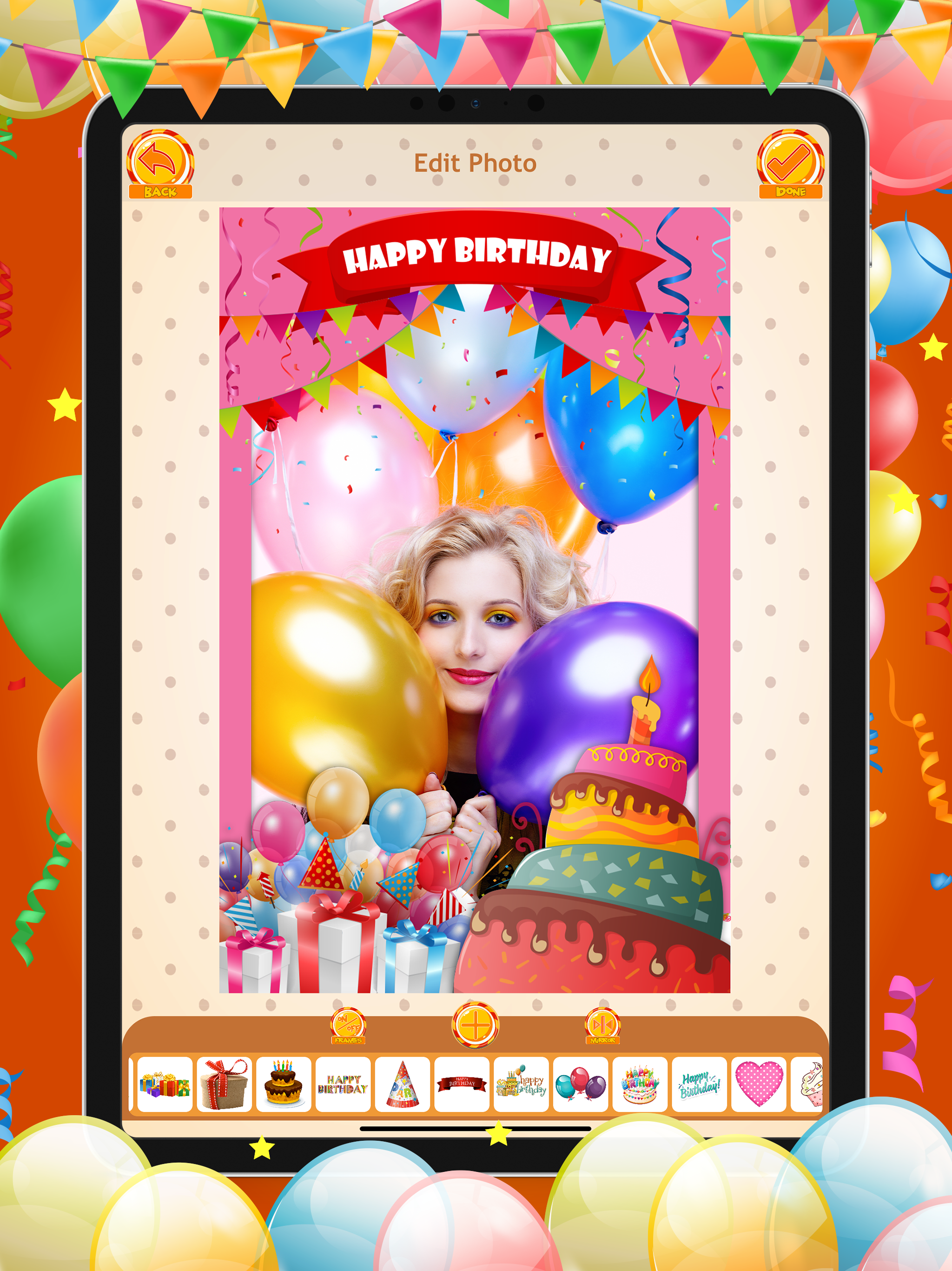Happy Birthday Photo Editor screenshot 9