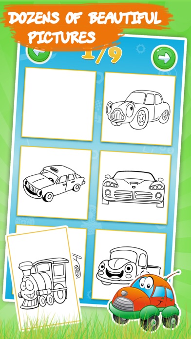 Best coloring book: Cars Screenshot