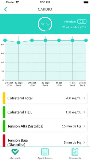 MiSalud OHS screenshot 2