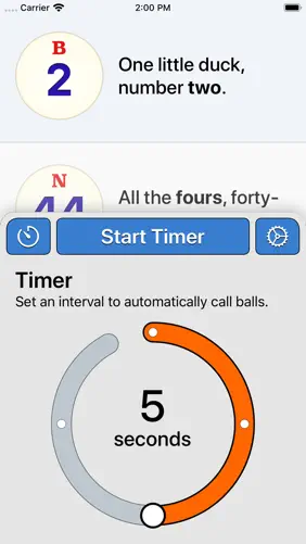 Bingo Machine - Number Caller screenshot 2