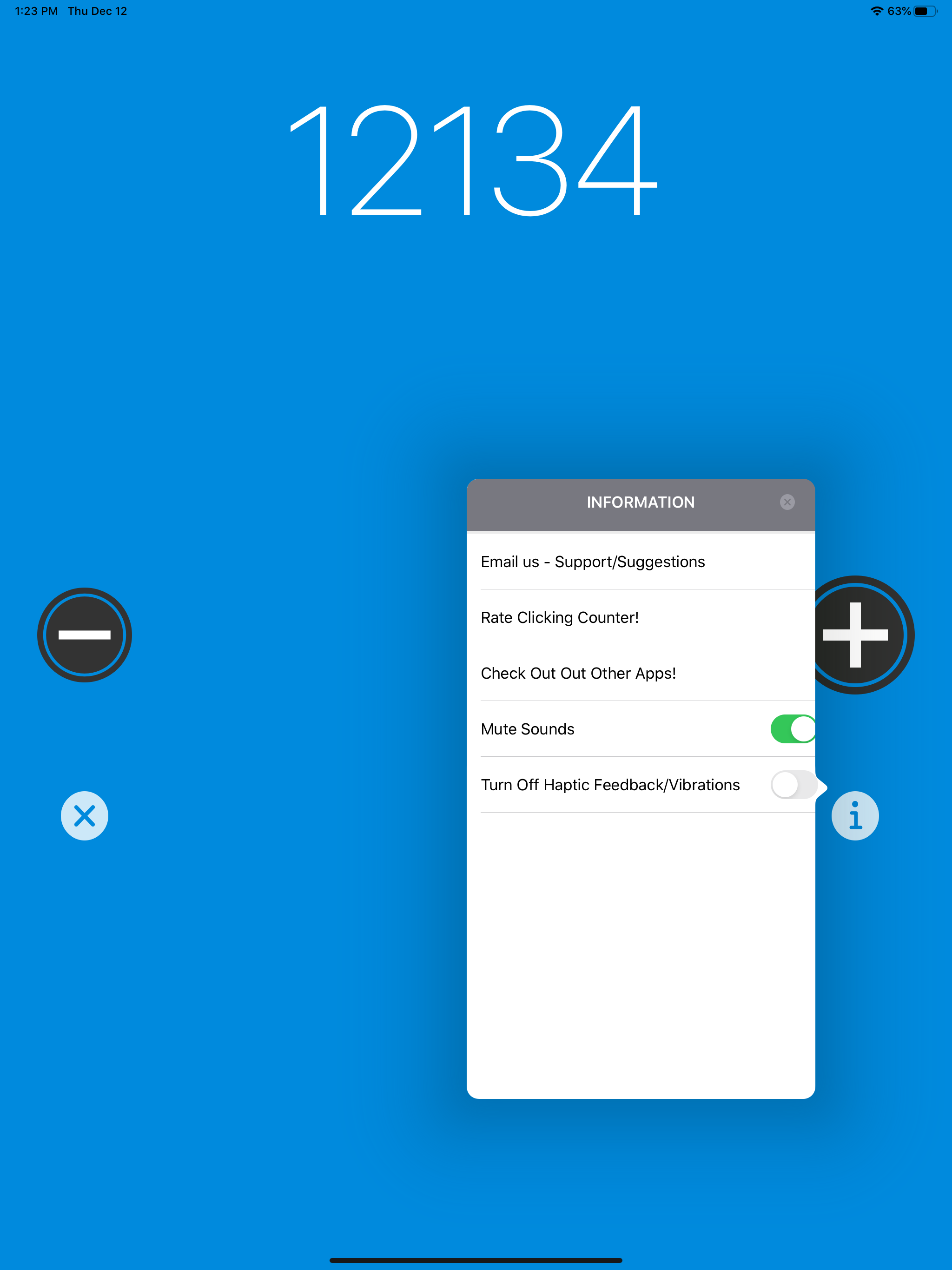 Clicking Counter Simple Tally