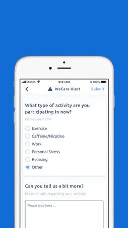 weCare Stress Program screenshot 2