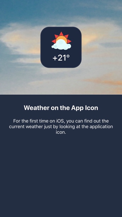 Weather on Icon