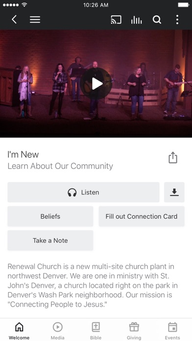 Renewal Church Denver Screenshot
