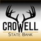 Start banking wherever you are with Crowell State Bank