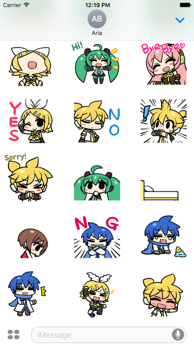 Screenshot #3 pour Animated Miku Gang Sticker