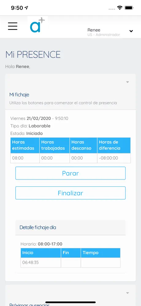 Checkplus Presence