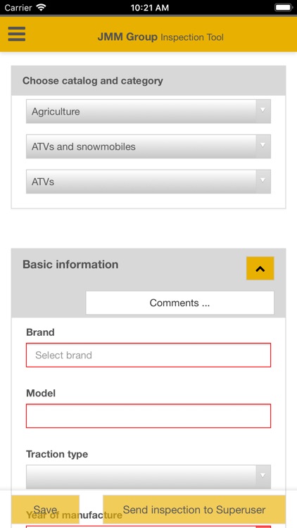 JMM Group Inspection Tool
