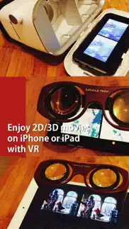 vrplayer : 2d 3d 360° video iphone screenshot 1