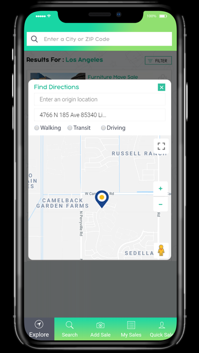 App screenshot