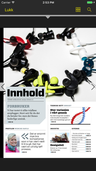 Teknisk Ukeblad eBlad Screenshot