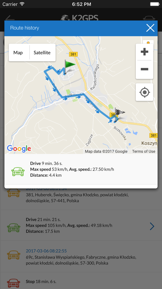 #3. K2 GPS (iOS) 由: Agencja Ochrony Osob i Mienia K2 sp. z o.o.