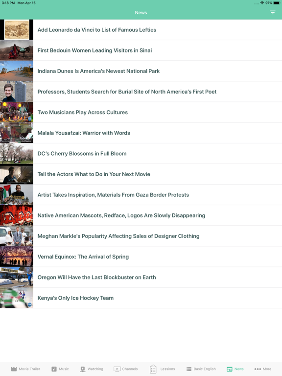 Learn Real English iPad screenshot 8 - Education app