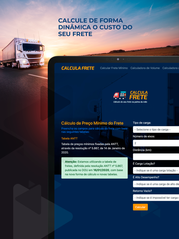 Screenshot #4 pour Calcula Frete