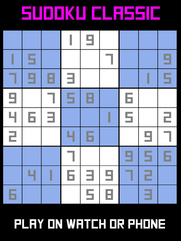 Screenshot #4 pour Sudoku Classic : Watch & Phone