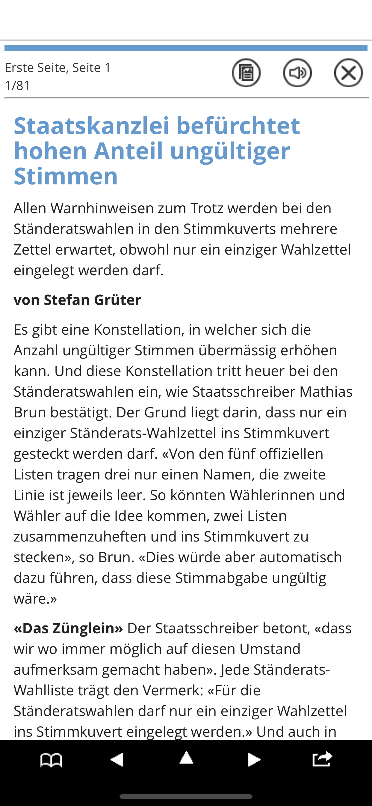 March Anzeiger