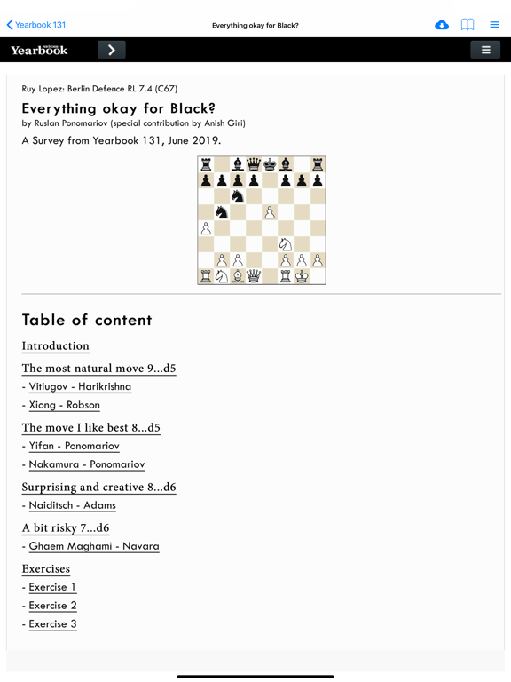 Screenshot #6 pour New In Chess Yearbook