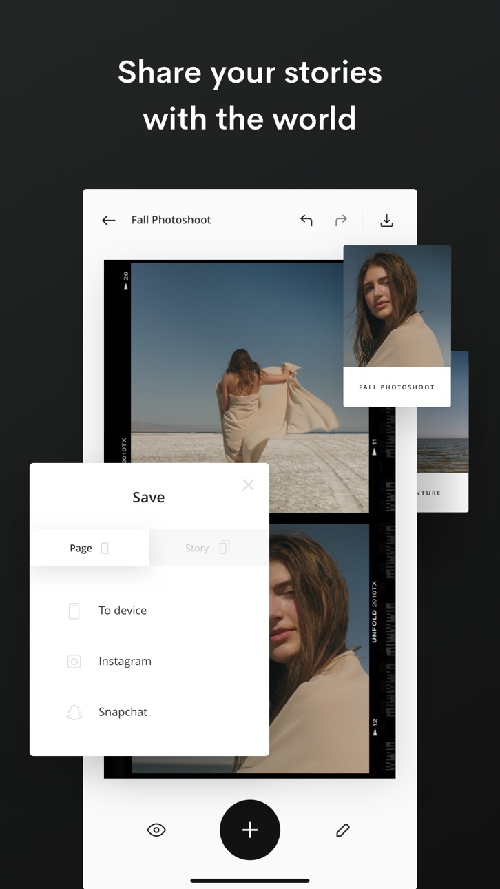 Unfold — Create Stories Modded screenshot 8 - iOS app interface