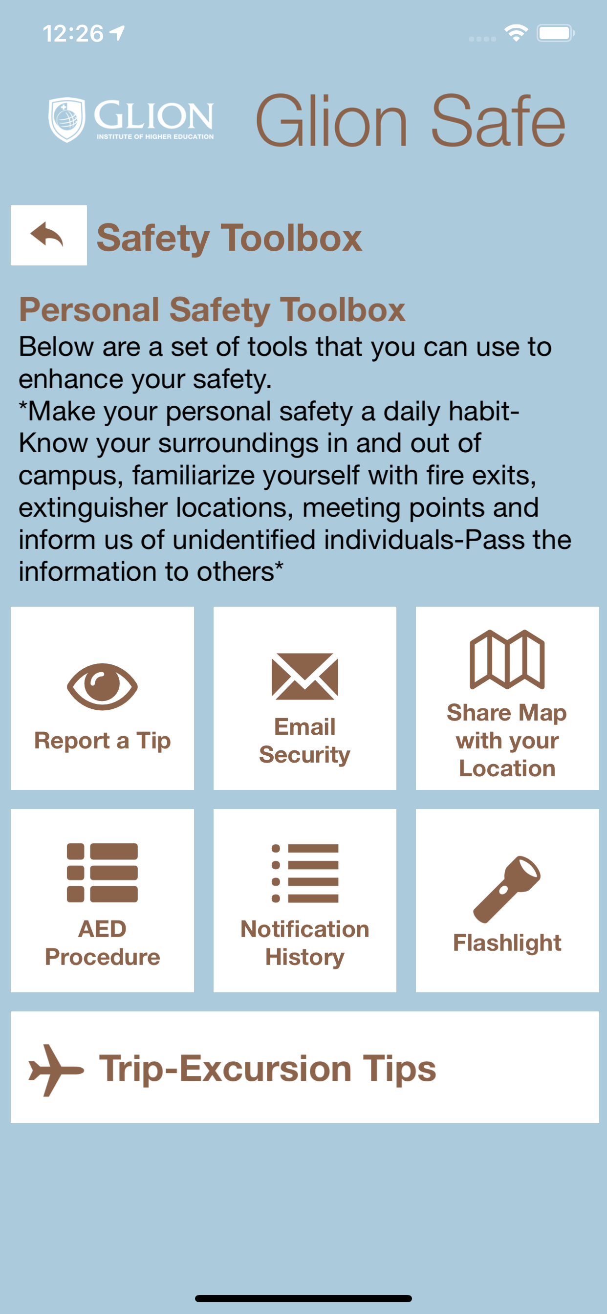 Glion Safe screenshot 5