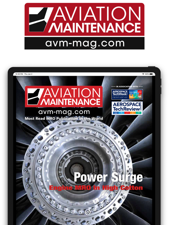 AVM MAG (Aviation Maintenance) iPad screenshot 1 - Business app