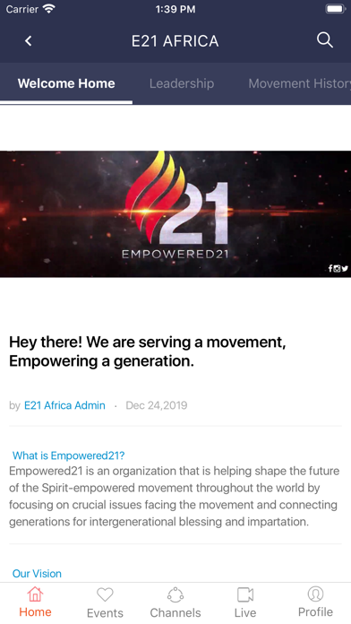 Screenshot #1 pour E21 AFRICA