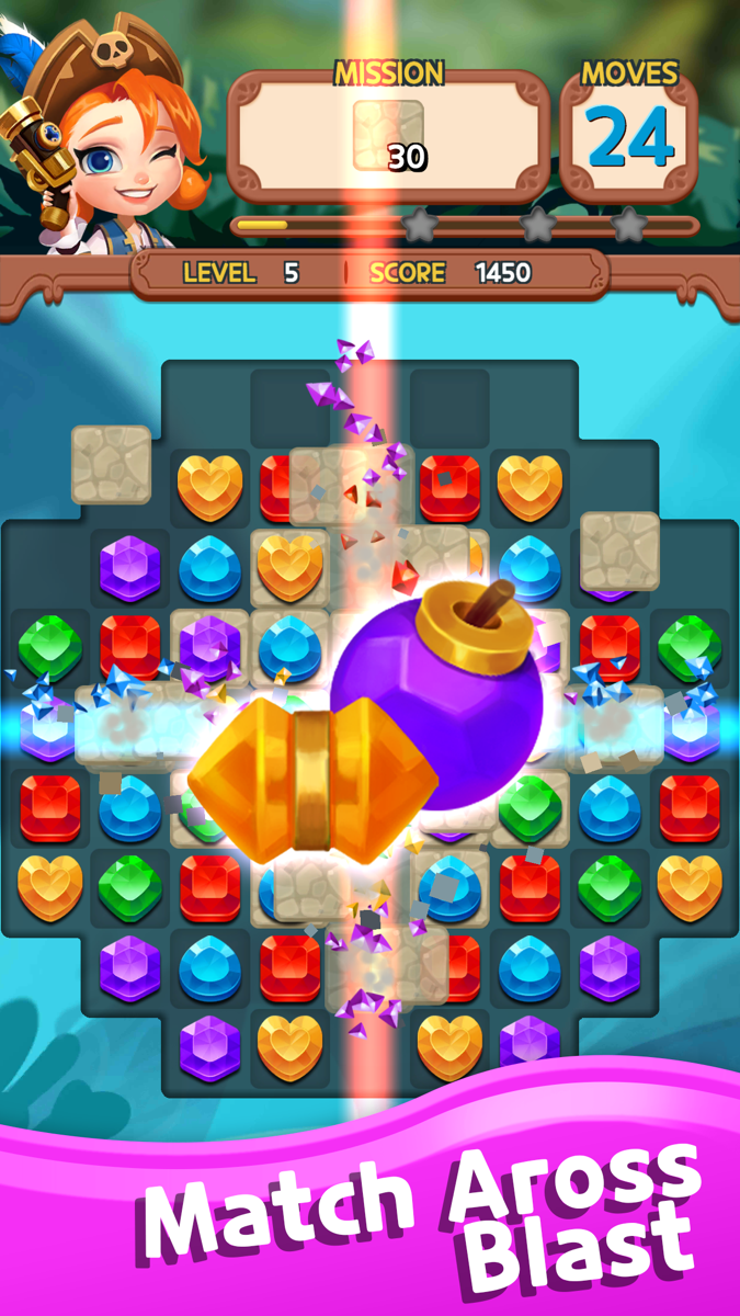 JEWEL ISLAND-Pirate Adventure official gameplay screenshot 4