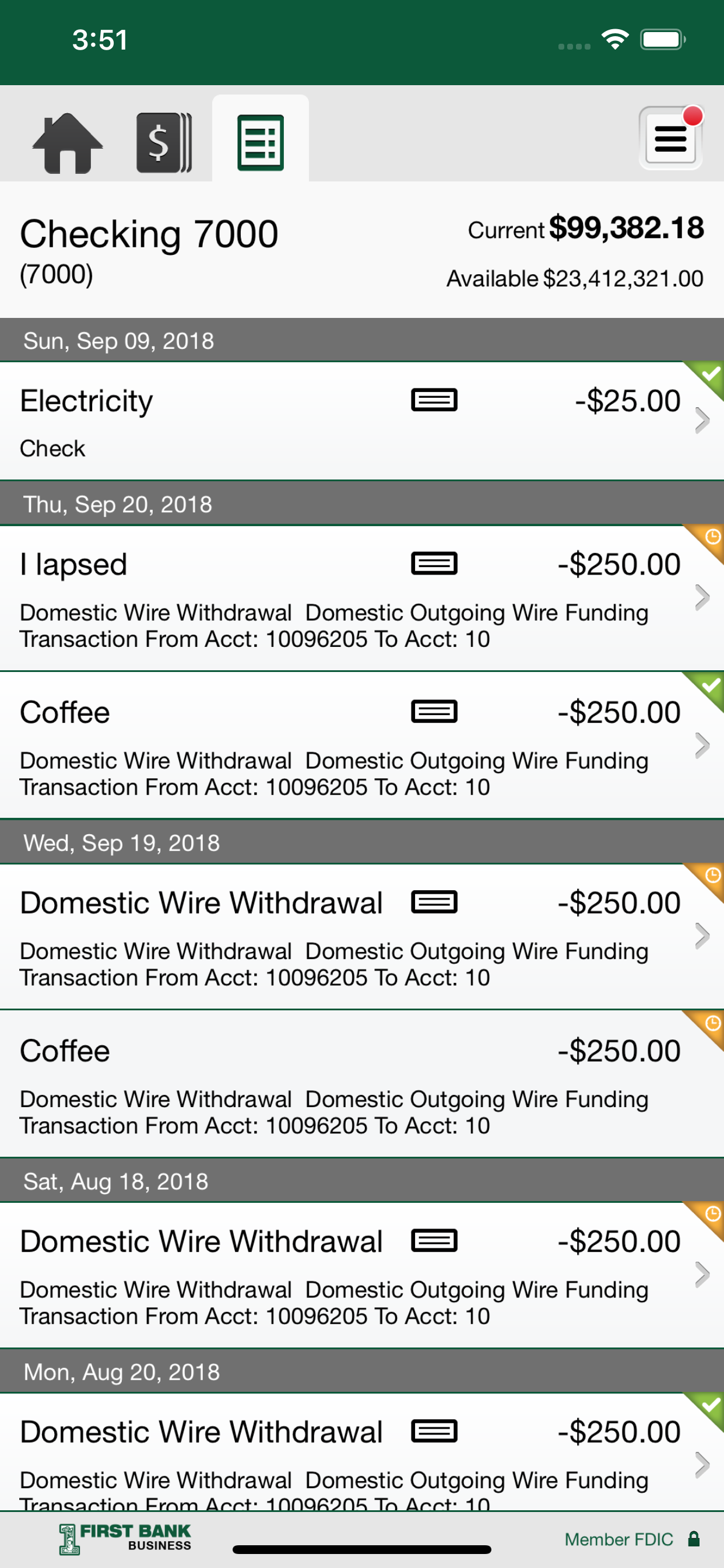 First Bank Mobile Business screenshot 5