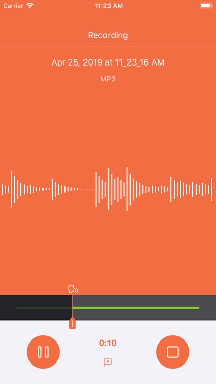 Voice Recorder HD - Recording